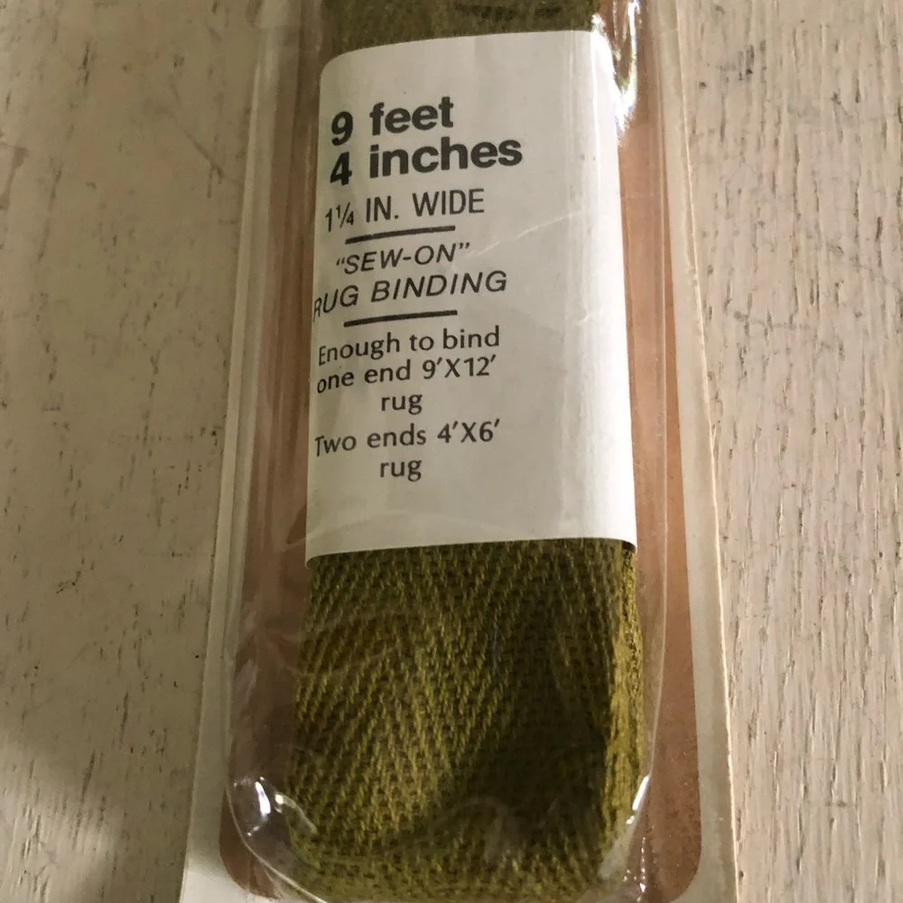 Vintage Sew-On Rug Binding